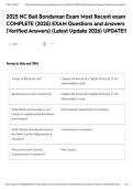 2025 NC Bail Bondsman Exam Most Recent exam COMPLETE &lpar;2026&rpar; EXAM Questions and Answers &lpar;Verified Answers&rpar; &lpar;Latest Update 2026&rpar; UPDATE&excl;&excl;