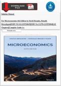 Solution Manual For Microeconomics 6th Edition by David Besanko&comma; Ronald Braeutigam&vert;&vert;ISBN NO&colon;10&comma;1119554845&vert;&vert;ISBN No&colon;13&comma;978-1119554844&vert;&vert;All Chapters&vert;&vert;Complete Guide A&plus;&excl;&excl;&excl;