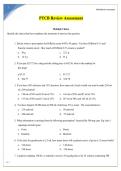 PTCB Review Assessment Question & Answers Perfectly A&plus; Grade &lpar;2026 Newest Updated Versions&rpar;