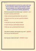 CITY MD SCRIBE WRITTEN AND PRACTICAL EXAM LATEST 2026  ACTUAL EXAM WITH COMPLETE QUESTIONS AND CORRECT  DETAILED ANSWERS &lpar;100&percnt; VERIFIED ANSWERS&rpar; &vert;ALREADY  GRADED A&plus;&vert; &vert;&vert;PROFESSOR VERIFIED&vert;&vert; &vert;&vert;BRANDNEW&excl;&excl;&excl;&vert;&vert; 