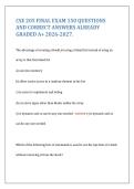 CSE 205 Final Exam&colon; 150 Questions & Answers &ndash; Data Structures&comma; OOP&comma; JavaFX&comma; Recursion & More
