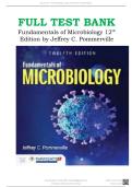 Test Bank for Fundamentals of Microbiology 12th Edition by Jeffrey C&period; Pommerville Latest 2026&sol;2027 Version
