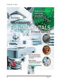 TEST BANK FOR Microbiology Fundamentals&colon; A Clinical Approach 3rd Edition by Marjorie Kelly Cowan &comma; Heidi Smith ISBN&colon;978-1259709227 Complete Guide&vert; With Rationales &vert; Revised Edition&vert; &vert; A&plus;&vert;