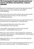 TSA Technology Bowl Complete Questions And Correct Answers&comma; New Edition&comma; Guaranteed Pass &comma; Graded A&plus; 2025&sol;2026