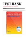 Test Bank for Hollier&rsquo;s Clinical Guidelines in Primary Care 4th Edition &lpar;Advanced Practice Education Associates&comma; 2026&rpar; by Kathy Baldrigde&comma; Isbn no&semi; 9781565332737&comma; all 19 Chapters Covered