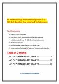 ATI PN Pharmacology Proctored Exams &lpar;Versions 1&ndash;3&rpar; &ndash; NGN Style Questions&comma; Case Scenarios & Verified Answers&period;pdf