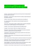 PROCEDURES 2 CHAPTER 17 OTORHINOLARYNGOLOGY EXAM QUESTIONS AND ANSWERS 