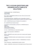 TDCJ CORE EXAM BUNDLE QUESTIONS WITH COMPLETE SOLUTIONS 100&percnt; CORRECT