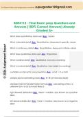 BSNS112 - Final Exam prep Questions and  Answers &lpar;100&percnt; Correct Answers&rpar; Already  Graded A&plus;