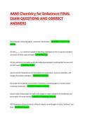 AAMI Chemistry for Embalmers FINAL EXAM QUESTIONS AND CORRECT ANSWERS
