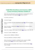 C268 WGU Questions and Answers &lpar;100&percnt;  Correct Answers&rpar; Already Graded A&plus;