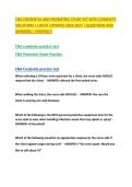 CNA CREDENTIA AND PROMETRIC STUDY SET WITH COMPLETE SOLUTIONS &vert; LATEST UPDATED 2026-2027 &vert; QUESTIONS AND ANSWERS &vert; VERIFIED&excl;&excl;