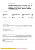 SAEM EXAM QUESTIONS 2024-2025 ACTUAL EXAM 400 REAL EXAM QUESTIONS AND CORRECT DETAILED ANSWERS WITH RATIONALES &lpar;VERIFIED ANSWERS&rpar;
