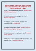 WGU D313 OA AND PA ANATOMY AND PHYSIOLOGY  EXAM 2026 TEST BANK ACTUAL VERIFIED EXAM  QUESTIONS&vert;&vert;NEWEST EXAM&excl;&excl;&excl;
