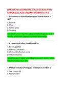 FNP Pediatric Exam&colon; Practice Questions with Rationales 2026