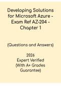 Developing Solutions for Microsoft Azure &ndash; Exam Ref AZ-204 &vert; Chapter 1 PDF