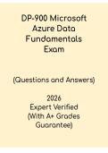 DP-900 Microsoft Azure Data Fundamentals Exam Study Guide PDF