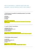 NUR 230 Maternal Nursing I&colon; Comprehensive Verified Questions and Answers &lpar;2025&ndash;2026 Edition&rpar;