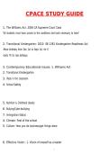 CPACE Study Guide Actual 2026 &vert; Questions with 100&percnt; Correct Answers Complete &vert; Updated 2026 &sol; 2027 Verified by Experts