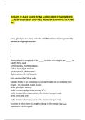 BIO 411 EXAM 2 QUESTIONS AND CORRECT ANSWERS &vert; LATEST 2026&sol;2027 UPDATE &vert; NEWEST EDITION &vert; GRADED A&plus;&period;