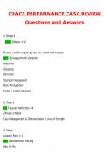 CPACE 2026 LATEST BUNDLED EXAMS CPACE EXAM CPACE Test CPACE Practice Test 1-3 CPACE Performance Task Review CPACE Study Guide CPACE Content Study Exam Actual 2026 &vert; Questions with 100&percnt; Correct Answers Complete &vert; Updated 2026 &sol; 2027 Verified by Experts CPA