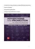 Advertising and Promotion &ndash; Test Bank for Advertising and Promotion&colon; An Integrated Marketing Communications Perspective &lpar;13th Edition&rpar; by George Belch and Michael Belch &vert; All Chapters &lpar;1&ndash;22&rpar;