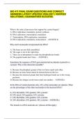 BIO 411 EXAM 1 QUESTIONS AND 100&percnt; CORRECT ANSWERS &vert; BIO 411 EXAM 2 &vert; BIO 411 EXAM 4 QUESTIONS AND ANSWERS &vert; BIO 411 EXAM COMBINED STUDY SET QUESTIONS AND CORRECT ANSWERS & BIO 411 FINAL EXAM QUESTIONS AND CORRECT ANSWERS LATEST UPDATED 2026-2027 &vert; VERIFIE