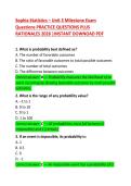 Sophia Statistics&colon; Complete Study Resources