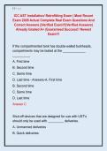 ICC AST Installation&sol; Retrofitting Exam &vert; Most Recent  Exam 2026 Actual Complete Real Exam Questions And  Correct Answers &vert;&vert;Verified Exam&excl;&excl;&excl;&lpar;Verified Answers&rpar;  Already Graded A&plus; &vert;Guaranteed Success&excl;&excl; Newest  Exam&excl;&excl;&excl; 