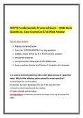ATI PN Fundamentals Proctored Exam &ndash; NGN‑Style Questions&comma; Case Scenarios & Verified Answer&period;pdf