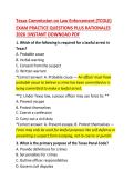 Texas Commission on Law Enforcement&colon; Complete Study Resources