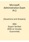 Microsoft Administration Exam Part 2 Study Guide PDF &vert; Practice & Prep
