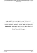 Analytics&comma; Data Science&comma; & Artificial Intelligence&colon; Systems for Decision Support &lpar;11th Edition&rpar; &ndash; ISBN 9780135172940 &ndash; Complete Test Bank and Solution Manual &lpar;All 14 Chapters&rpar;
