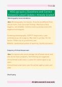 NSG 550 quiz 3 Questions and Correct  Answers&sol; Latest Update &sol; Already Graded