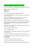 Sports Medicine Unit 13- Solved 