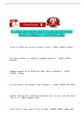 WATER DISTRIBUTION EXAM QUESTIONS WITH CORRECT ANSWERS 2026