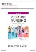 TEST BANK -  Wong&rsquo;s Essentials of Pediatric Nursing&comma; 11th Edition by Marilyn Hockenberry&comma; Cheryl Rodgers &vert; Verified Chapters 1 - 31&period;