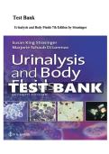 Test Bank for Urinalysis and Body Fluids 7th Edition by Strasinger &vert; Complete Questions & Answers PDF