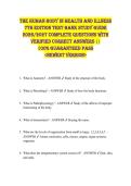 The Human Body in Health and Illness  7th Edition Test Bank STUDY GUIDE  2026&sol;2027 COMPLETE QUESTIONS WITH  VERIFIED CORRECT ANSWERS &vert;&vert;  100&percnt; GUARANTEED PASS  <NEWEST VERSION> 