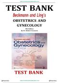 Test Bank -  Beckmann and Ling's Obstetrics and Gynecology 8th Edition by Dr&period; Robert Casanova &vert;  All Chapters &period;