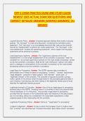 CIPP-E EXAM PRACTICE EXAM AND STUDY GUIDE NEWEST 2025 ACTUAL EXAM 300 QUESTIONS AND CORRECT DETAILED ANSWERS &lpar;VERIFIED ANSWERS&rpar; &vert;A&plus; GRADED