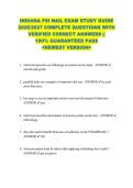 INDIANA PSI NAIL EXAM STUDY GUIDE  2026&sol;2027 COMPLETE QUESTIONS WITH  VERIFIED CORRECT ANSWERS &vert;&vert;  100&percnt; GUARANTEED PASS  <NEWEST VERSION> 
