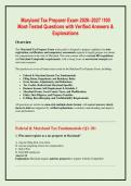 Maryland Tax Preparer Exam Success Kit &ndash; MD Law&comma; Ethics & Tax Calculations