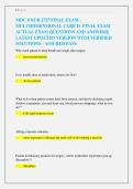 Test Bank for NUR 2755 &ndash; Multidimensional Care IV &lpar;MDC 4&rpar; Final Exam &vert; Complete Questions & Answers PDF