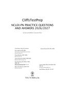 CliffsTestPrep NCLEX-PN PRACTICE QUESTIONS AND ANSWERS 2026&sol;2027