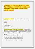 WEST COAST EMT Final Exam Prep Test Bank Newest 2026-2027 Actual Exam With Complete 320 Questions And Correct Detailed Answers &lpar;Verified Answers&rpar; &vert;Already Graded A&plus;