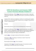 CPDT-KA Questions and Answers &lpar;100&percnt;  Correct Answers&rpar; Already Graded A&plus;