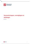 Samenvatting Vennootschapsrecht 2025-2026 UA