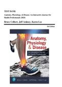 Anatomy&comma; Physiology&comma; & Disease&colon; An Interactive Journey for Health Professionals 3rd Edition by Colbert-Test Bank