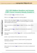 CSCI 2010 Midterm Questions and Answers  &lpar;100&percnt; Correct Answers&rpar; Already Graded A&plus;